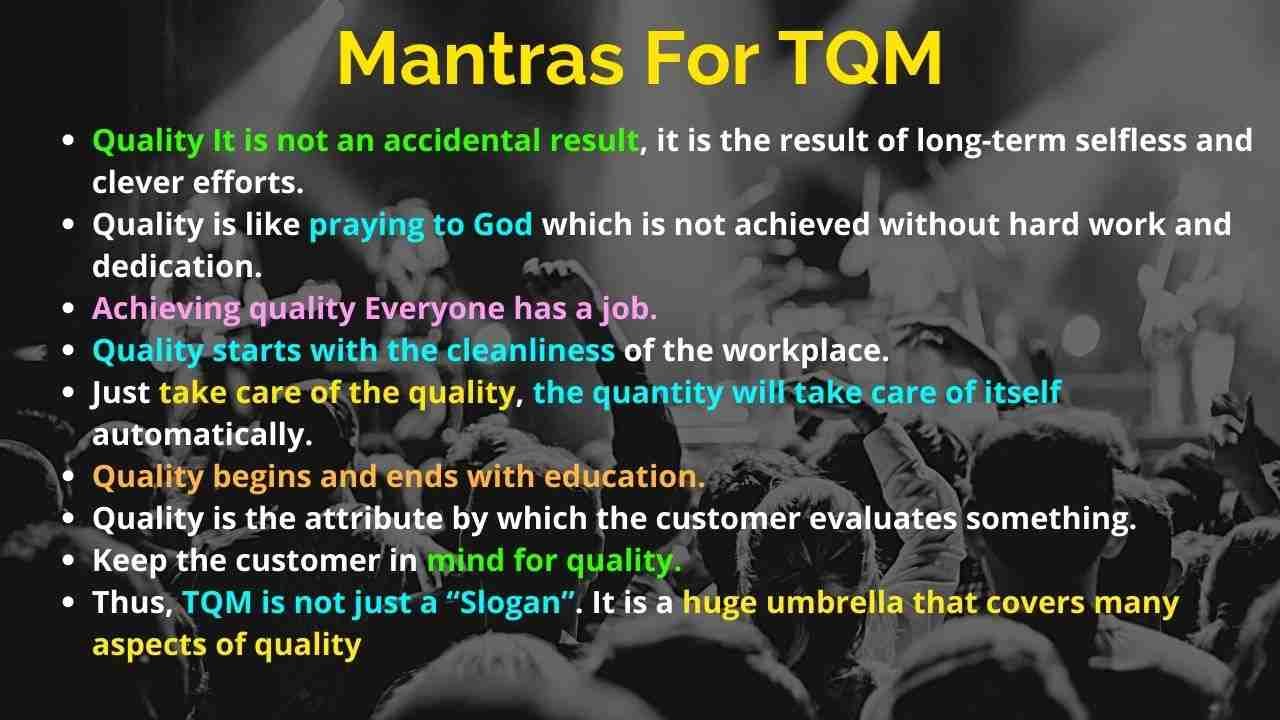 Total Quality Management Definition, Principals, Concepts.