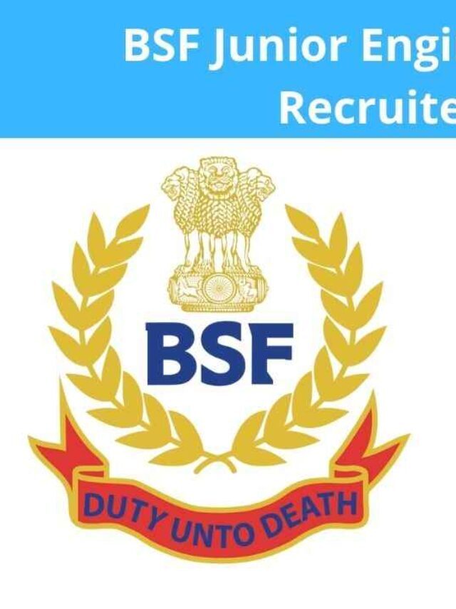 BSF JE Recruitment 2022 – 90 Post, Eligibility, How to Apply