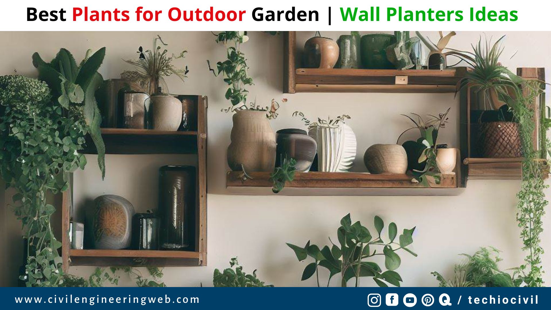 best outdoor wall planter ideas