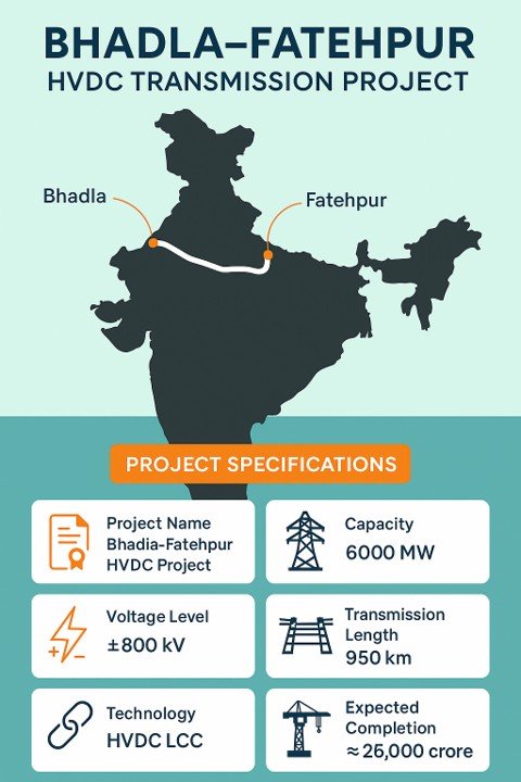 Bhadla-Fatehpur HVDC Transmission Project