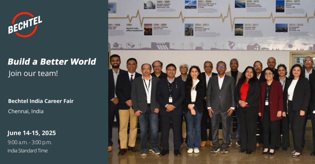 Bechtel India Career Fair June 14–15