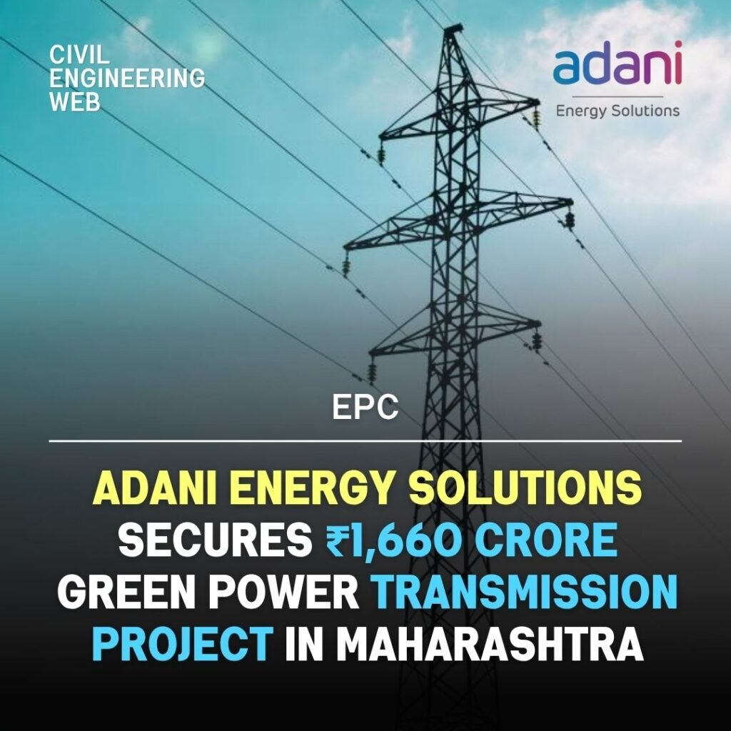 adani energy solution Secures Rs 1,660 Crore Transmission Project in Maharashtra