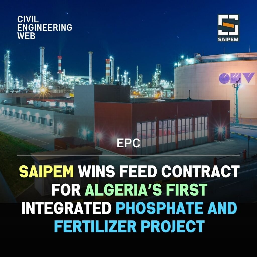 saipem wins feed contract for fertilizer project