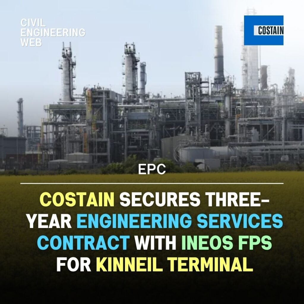 costain secure three year engineering service contract fron ineos