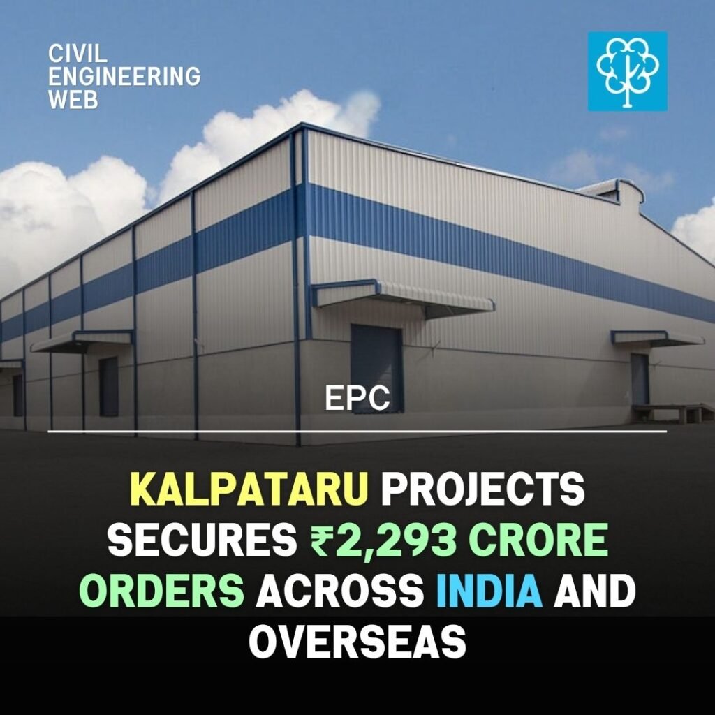 Kalpataru Projects Secures ₹2,293 Crore Orders Across India and Overseas
