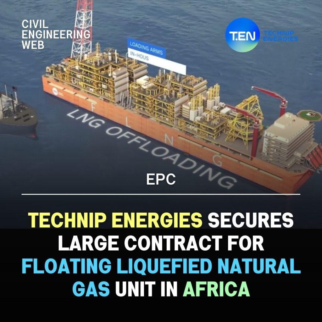 Technip Energies Secures Large Contract for FLNG Unit in Africa