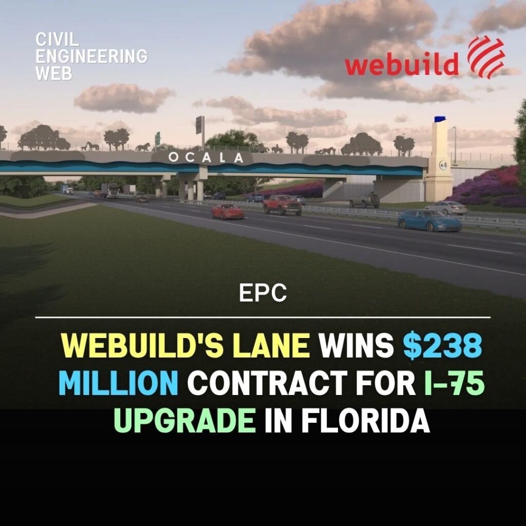 Webuild's Lane secure Contract for I-75 Upgrade in Florida