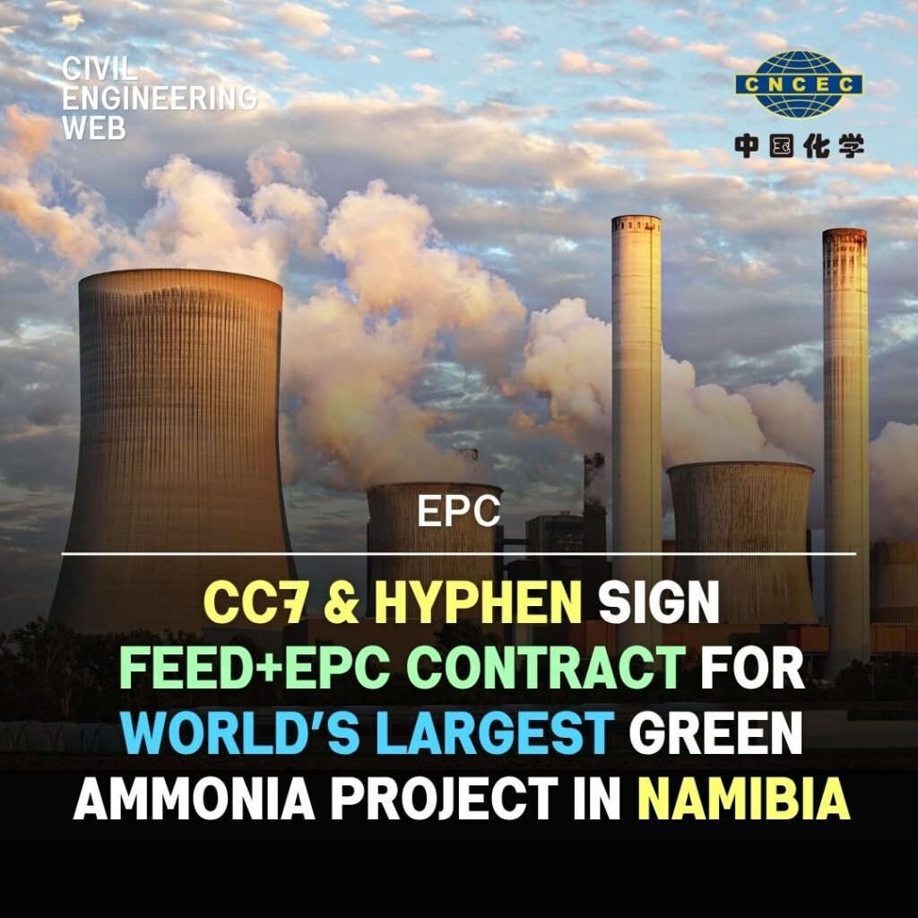 CC7 & Hyphen Sign EPC Contract for World’s Largest Green Ammonia Project in Namibia