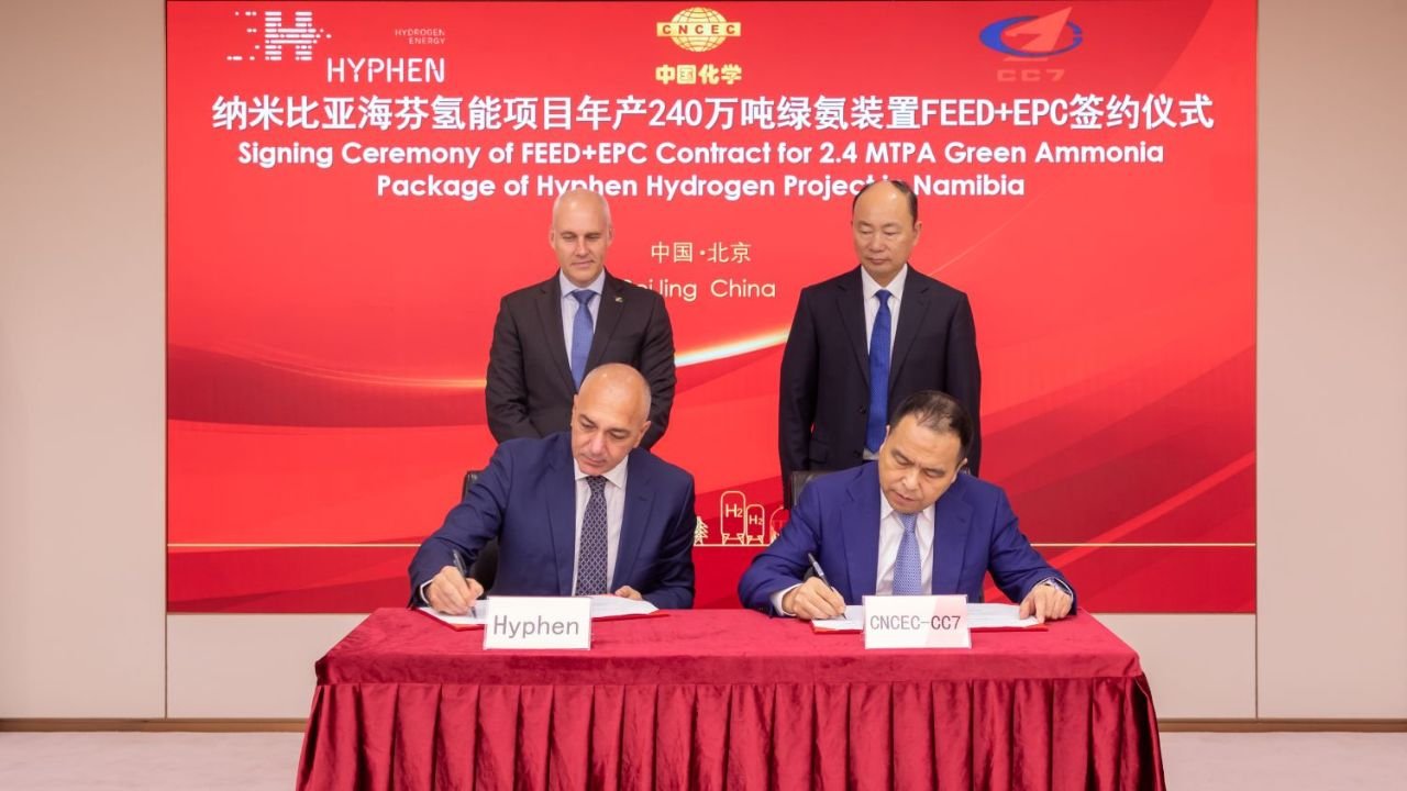 cc7 hypen hydrogen energy world largest green ammonia project